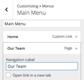 menu-in-the-customizer