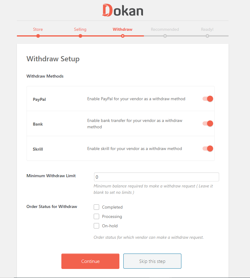 dokan-seller-setup-wizard-payment