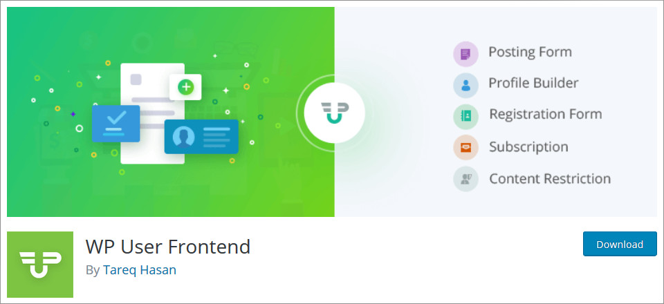 WP User Frontend