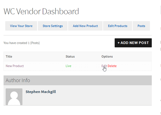 edit integrated submitted posts editing