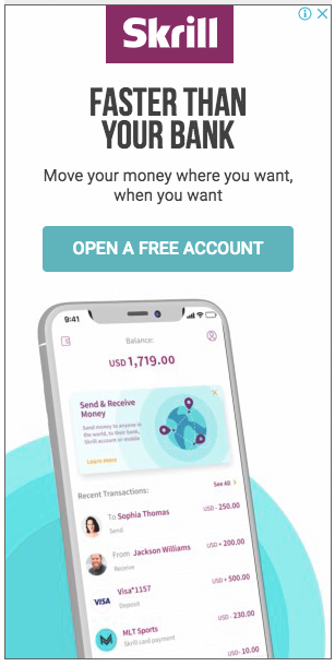 This is an image that shows an example of display ad remarketing