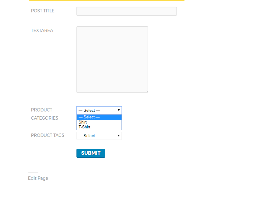 create page