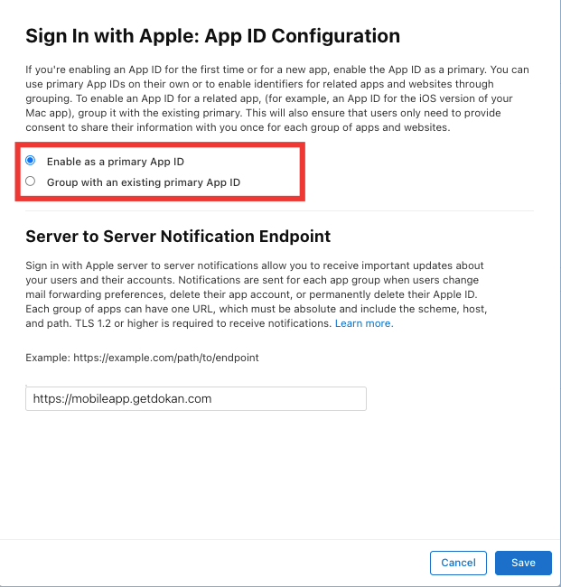 app url
