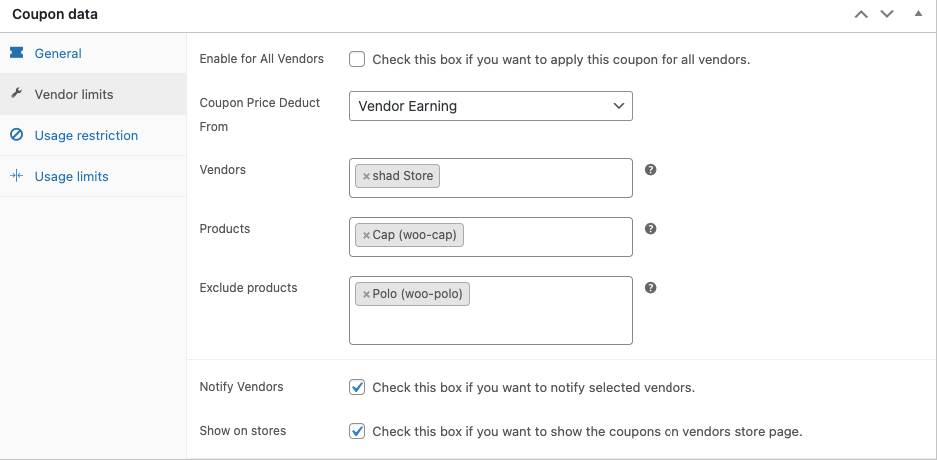 vendors