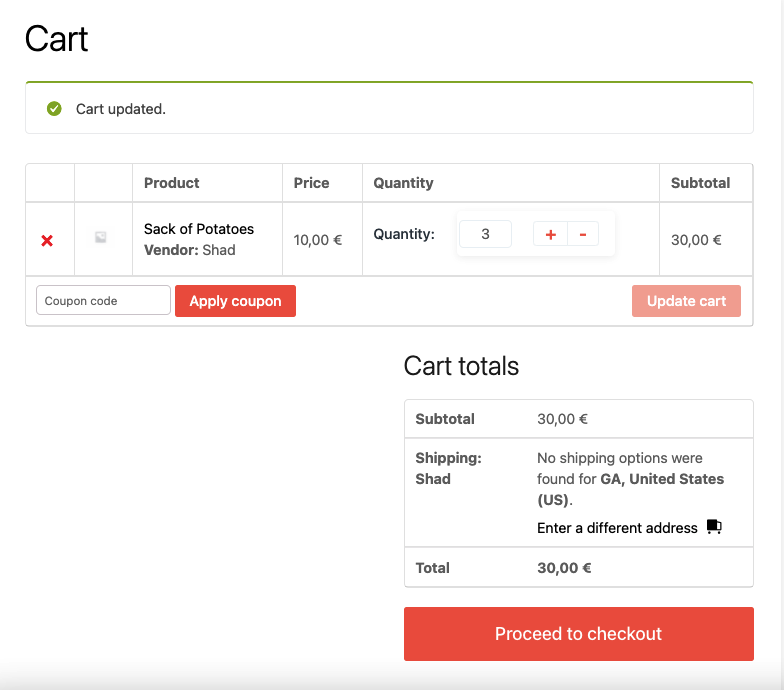 no-shipping options for shipping class