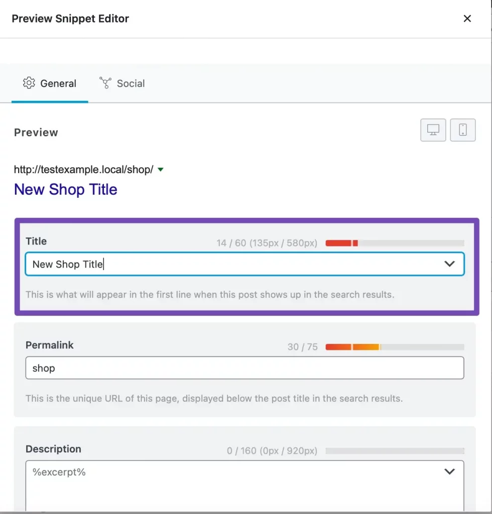rank math updated title_how to change shop page title in WooCommerce