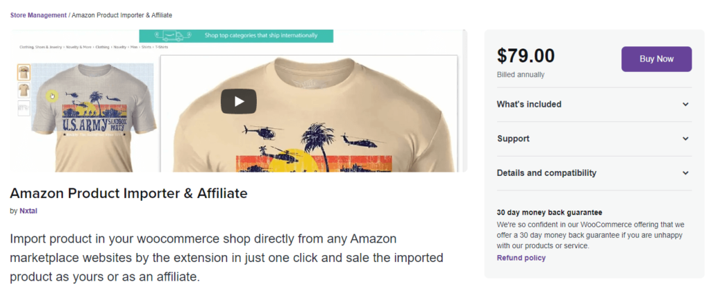 amazon product importer and affiliate plugin