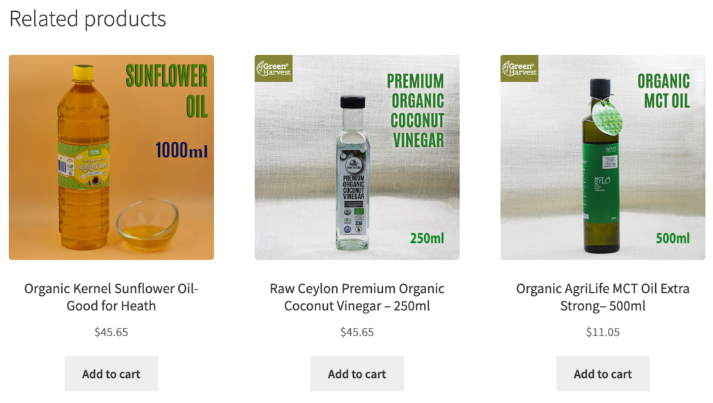 Dokan organic marketplace is showing related products